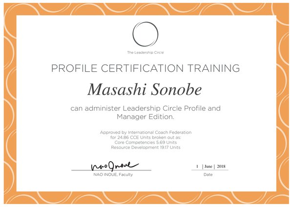 The Leadership Circle Certification